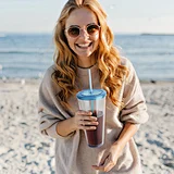 Clear Reusable Plastic Cups for eco-friendly drinking